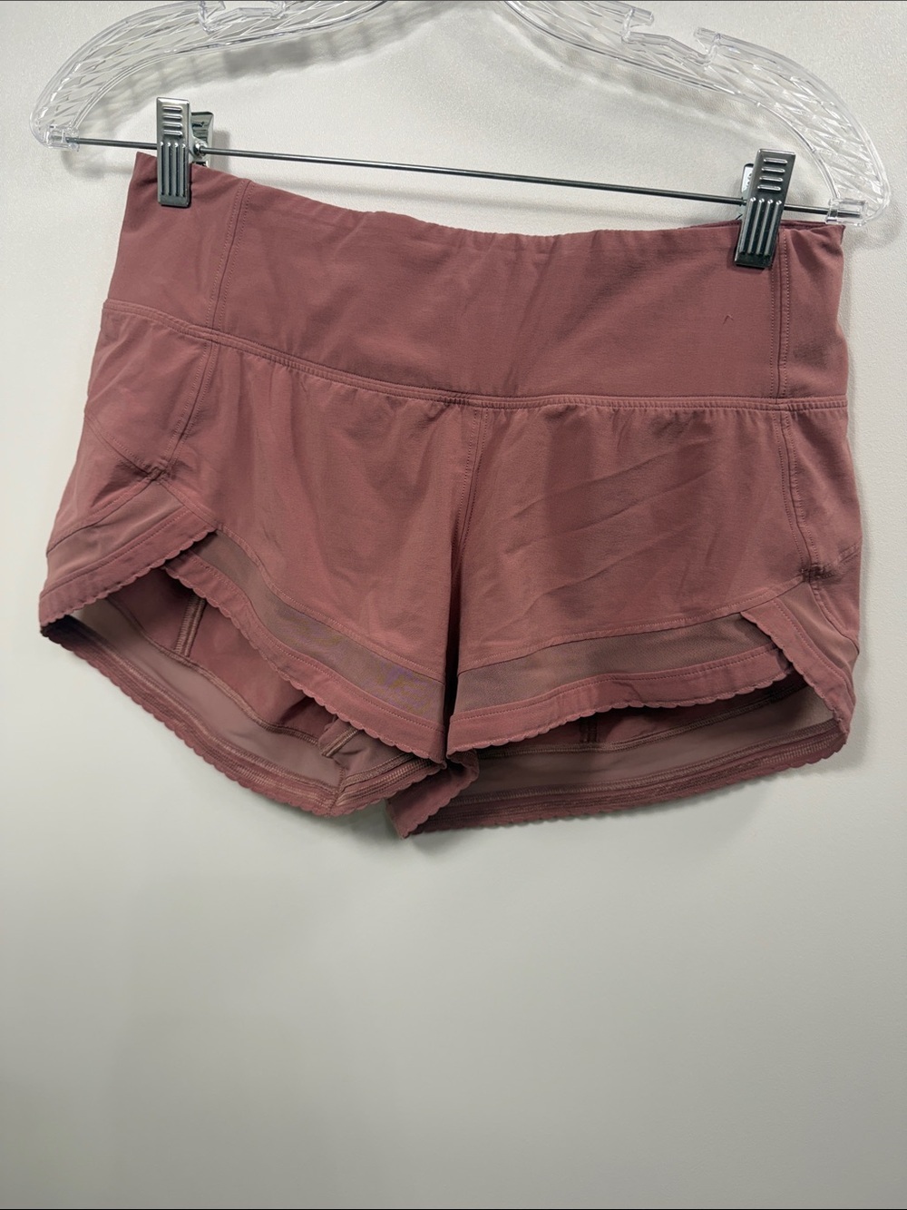 Lululemon Time to sweat pink shorts size 4